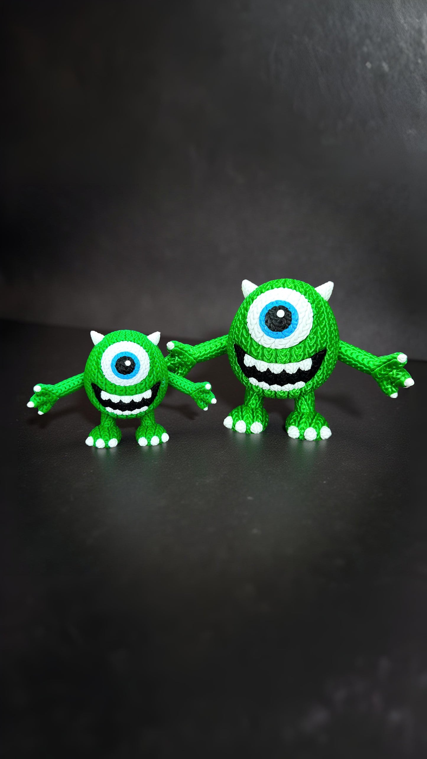 Knitted One-Eye Jokester – Cozy Monster Fanart Figur Whale 3D Studio