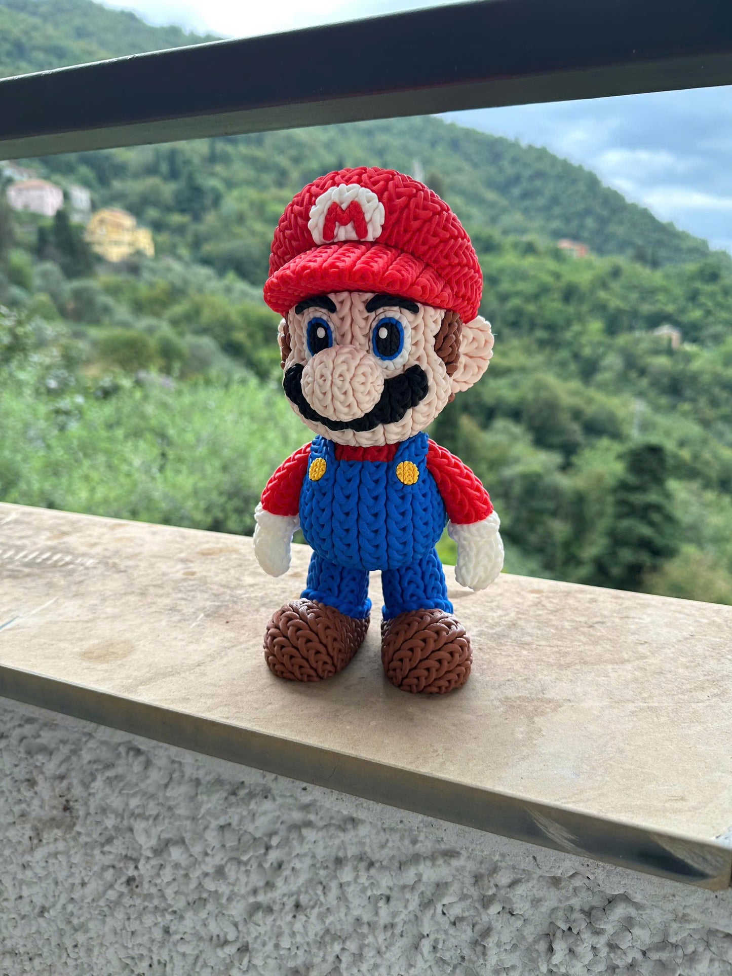 Knitted Platform Hero Set – Cozy Game Fanart Figur & Santa Edition Whale 3D Studio