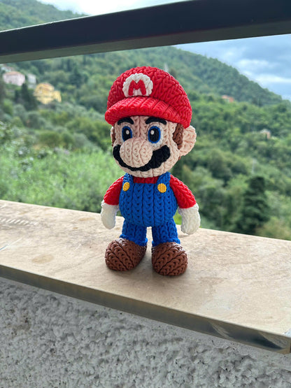 Knitted Platform Hero Set – Cozy Game Fanart Figur & Santa Edition Whale 3D Studio