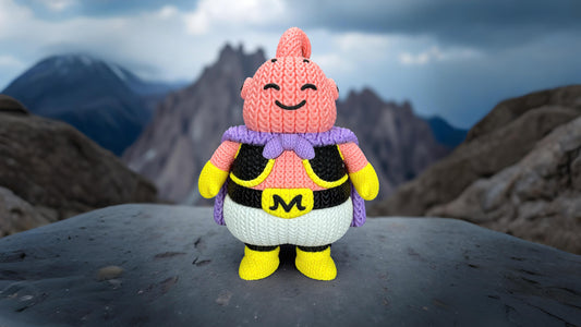 Knitted Candy Chaos Buddy – Cozy Anime Fanart Figur Whale 3D Studio