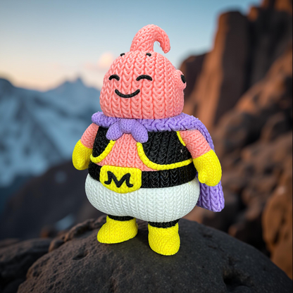 Knitted Candy Chaos Buddy – Cozy Anime Fanart Figur Whale 3D Studio