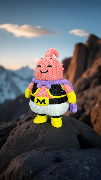 Knitted Candy Chaos Buddy – Cozy Anime Fanart Figur Whale 3D Studio