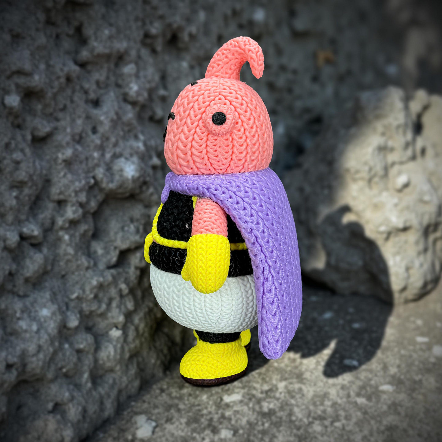 Knitted Candy Chaos Buddy – Cozy Anime Fanart Figur Whale 3D Studio