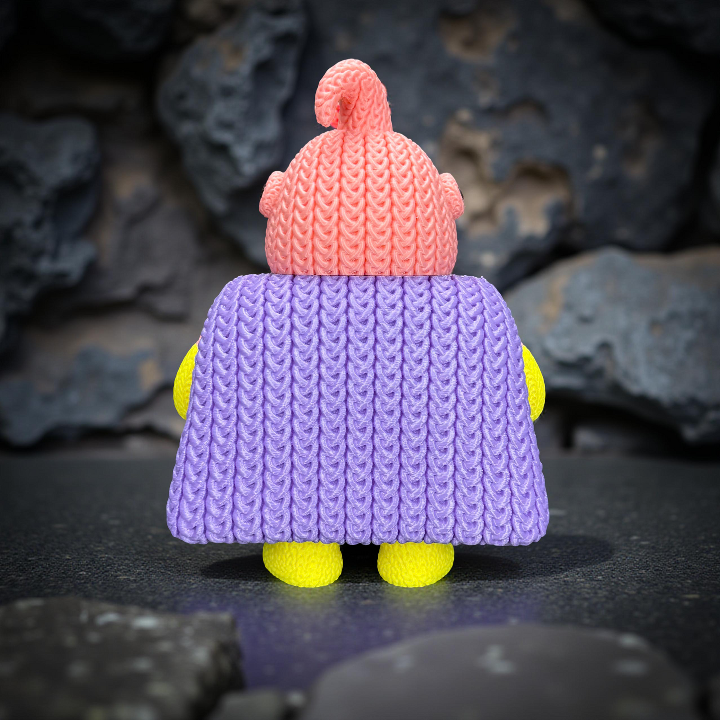 Knitted Candy Chaos Buddy – Cozy Anime Fanart Figur Whale 3D Studio