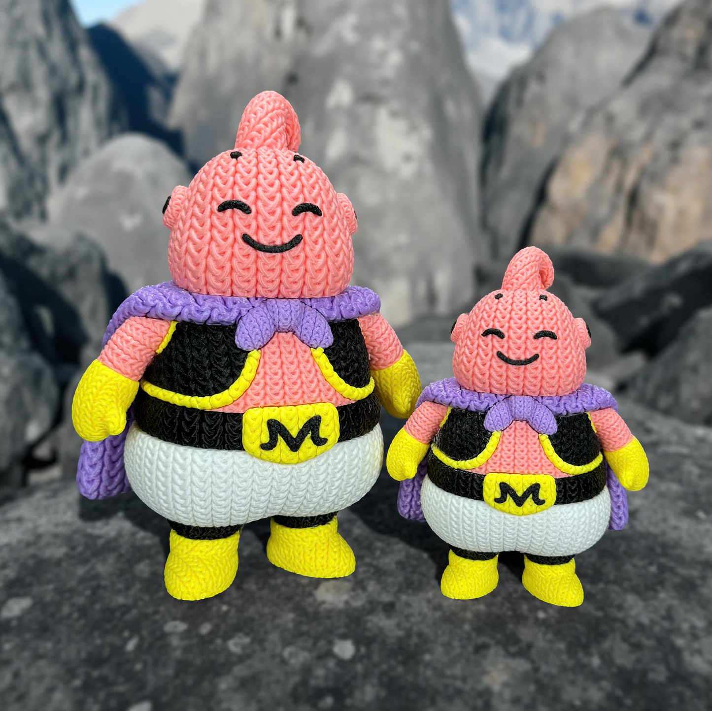 Knitted Candy Chaos Buddy – Cozy Anime Fanart Figur Whale 3D Studio