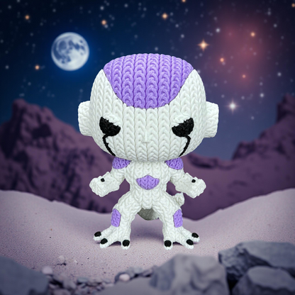 Knitted Galactic Tyrant – Cozy Anime Fanart Figur Whale 3D Studio