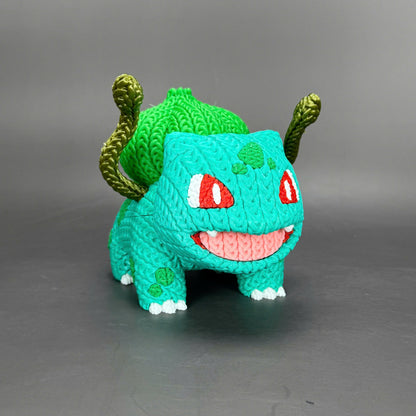 Knitted Plant Buddy – Cozy Monster Fanart Figur Whale 3D Studio