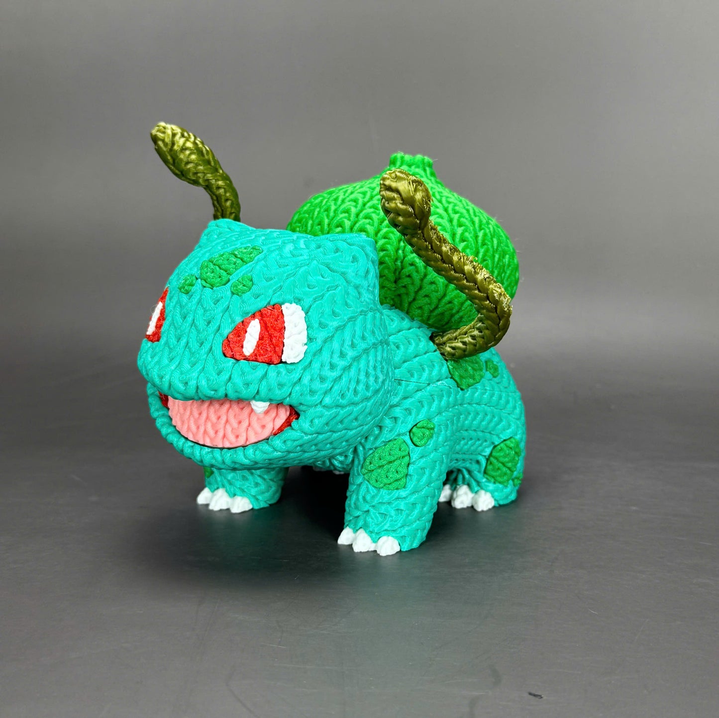 Knitted Plant Buddy – Cozy Monster Fanart Figur Whale 3D Studio