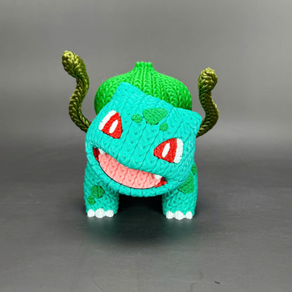 Knitted Plant Buddy – Cozy Monster Fanart Figur Whale 3D Studio