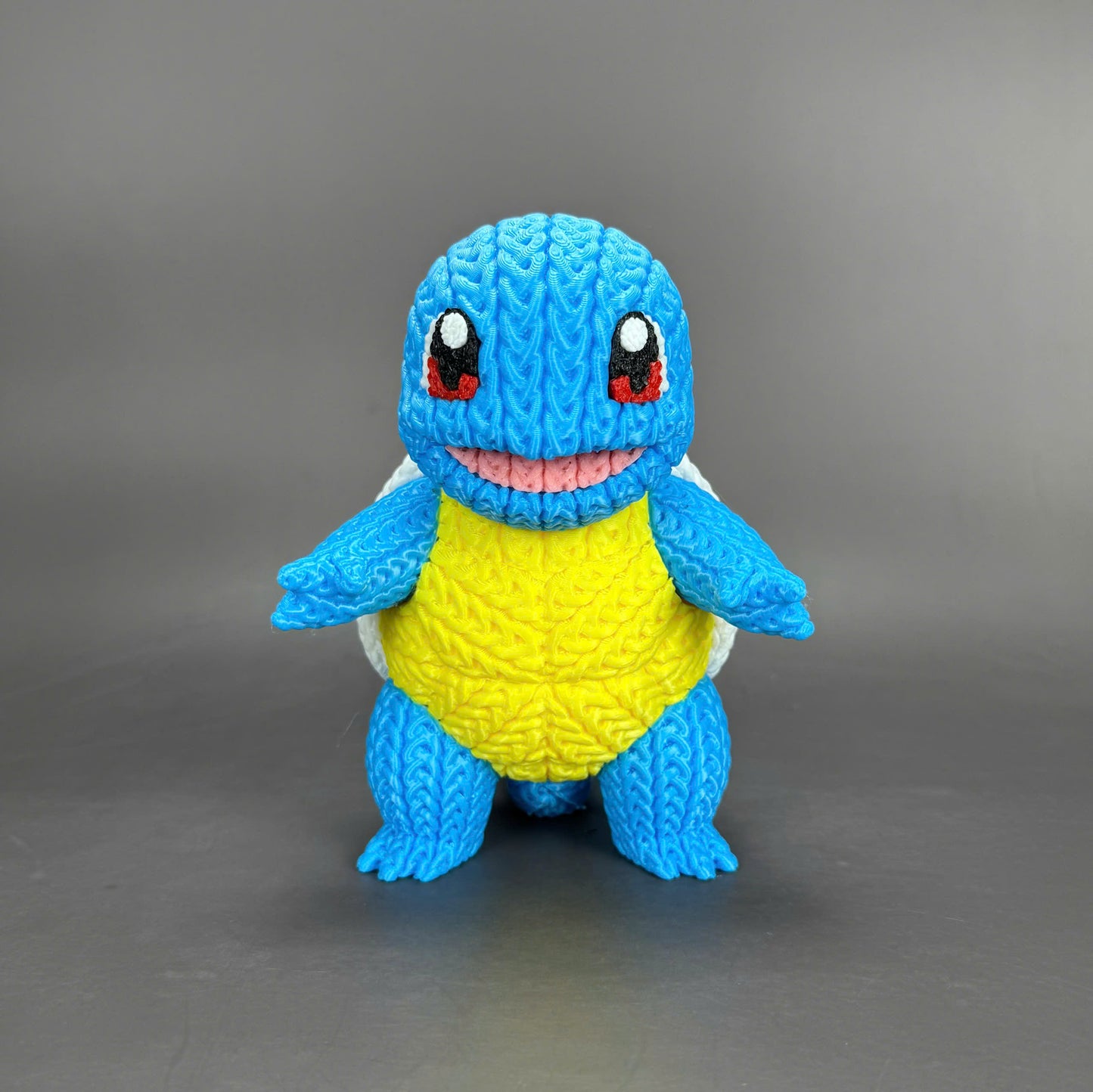 Knitted Water Turtle Buddy – Cozy Monster Fanart Figur Whale 3D Studio