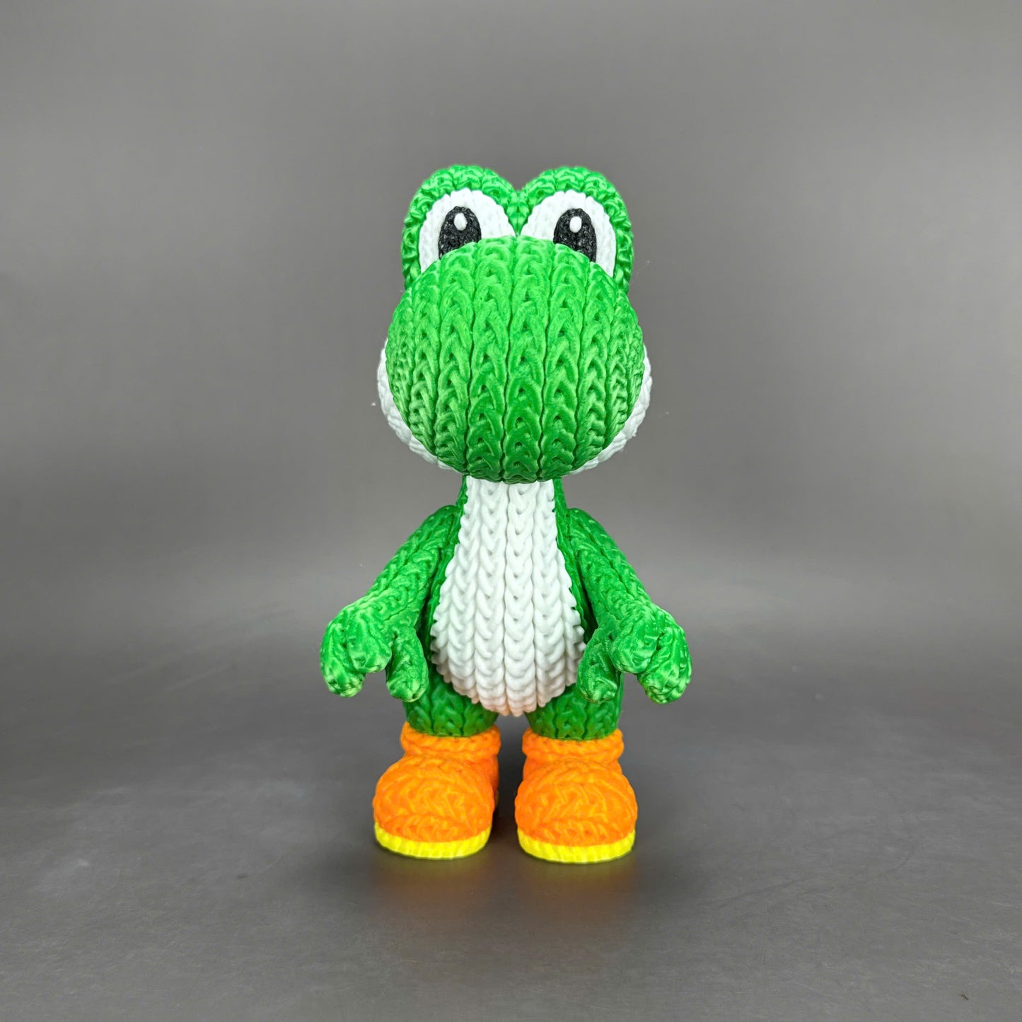 Knitted Dino Buddy – Cozy Game Fanart Figur Whale 3D Studio