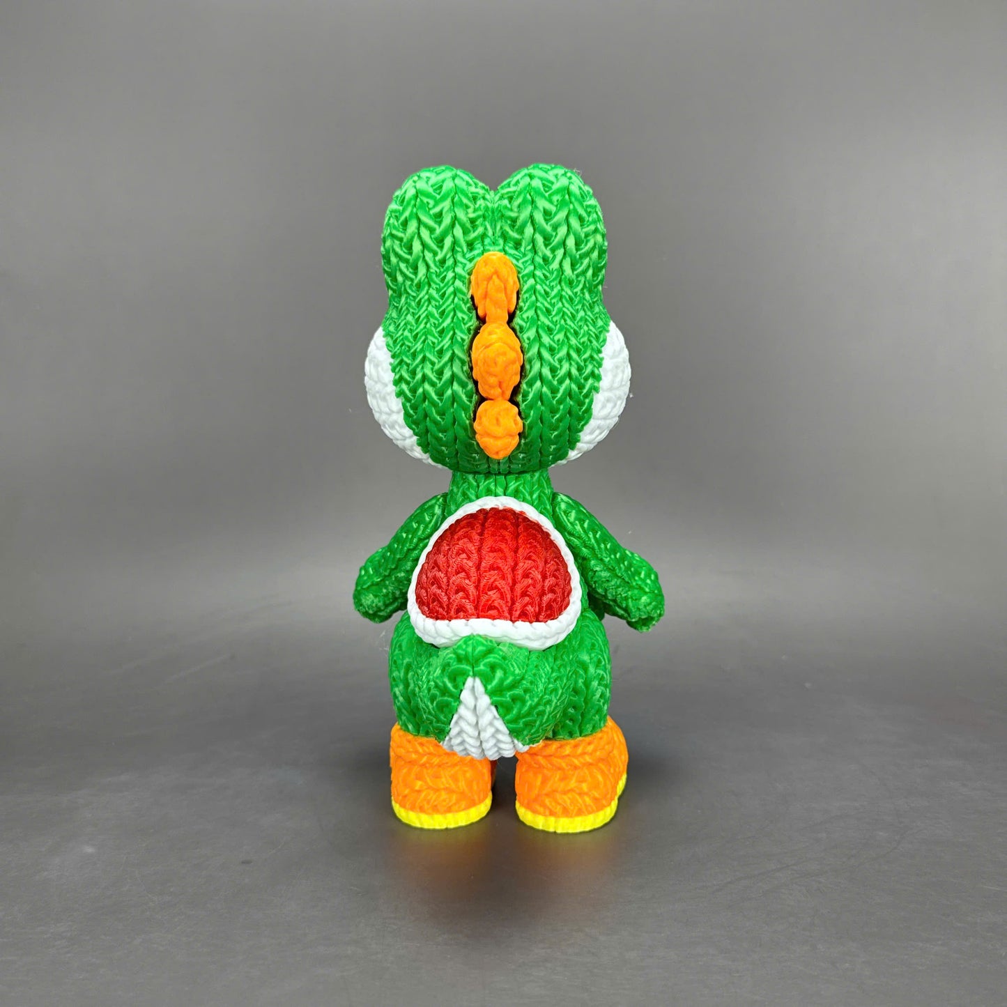Knitted Dino Buddy – Cozy Game Fanart Figur Whale 3D Studio
