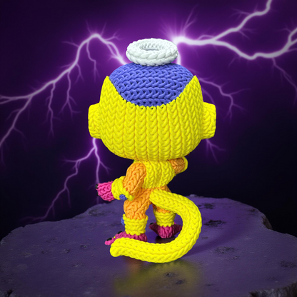 Knitted Golden Tyrant – Cozy Anime Fanart Figur Whale 3D Studio